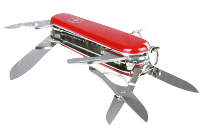 Canivete suíço — metáfora sobre simplicidade no design